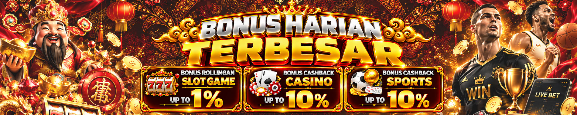 BONUS ROLLINGAN DAN CASHBACK